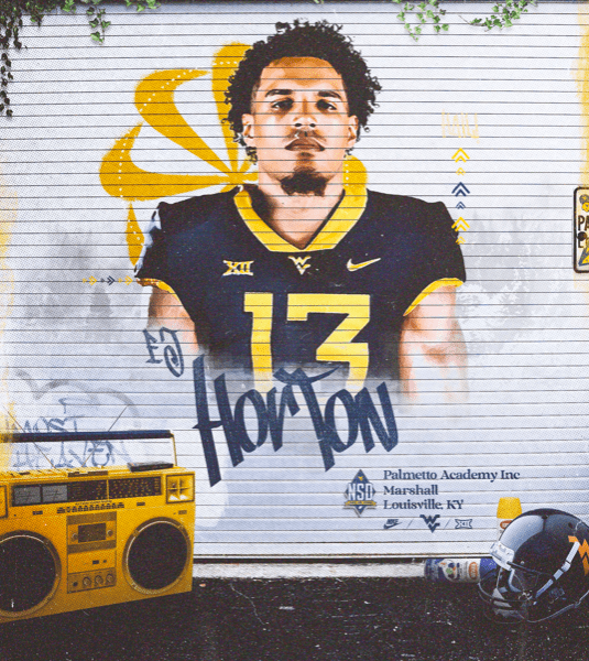 WVU Football WR EJ Horton