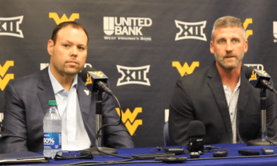 WVU AD Wren Baker and Josh Eilert