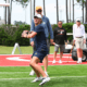 Garrett Greene and Peyton Manning at Manning Passing Academy