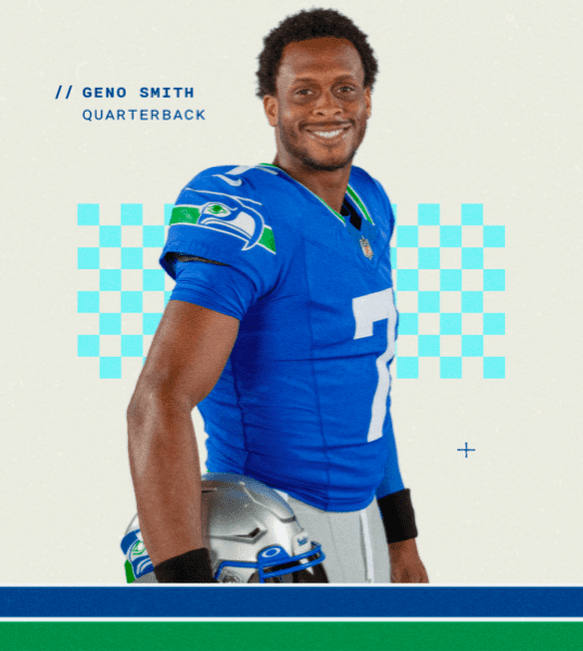 Geno Smith Seahawks throwback uniforms