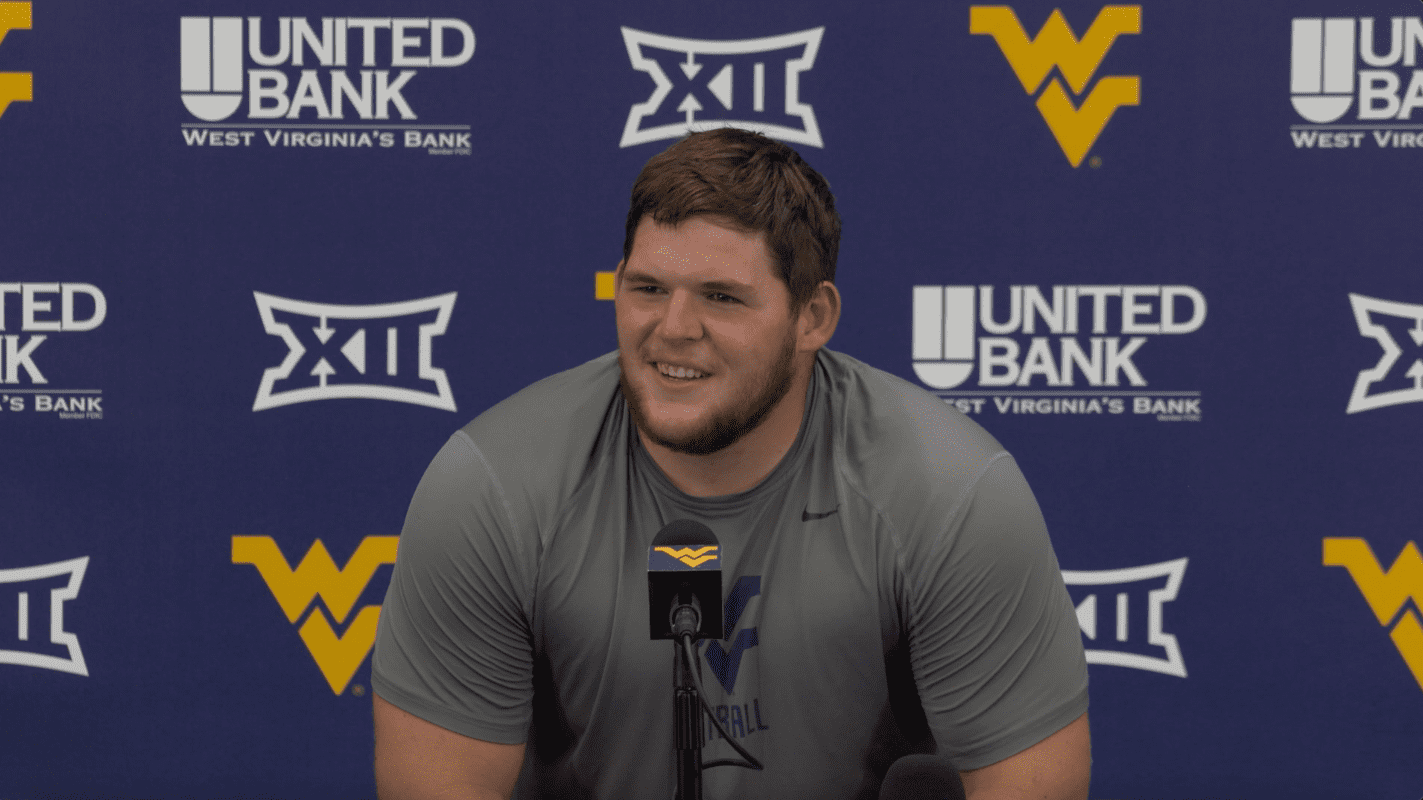 WVU Football Center Zach Frazier