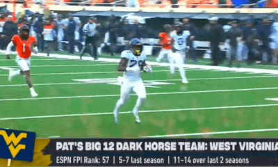 Pat McAfee high on WVU