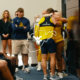 WVU Football celebrates as Caden Biser earns scholarship