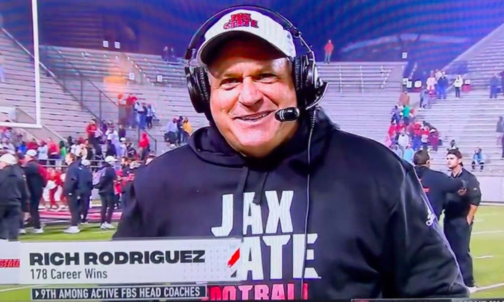 Rich Rodriguez with Jacksonville State