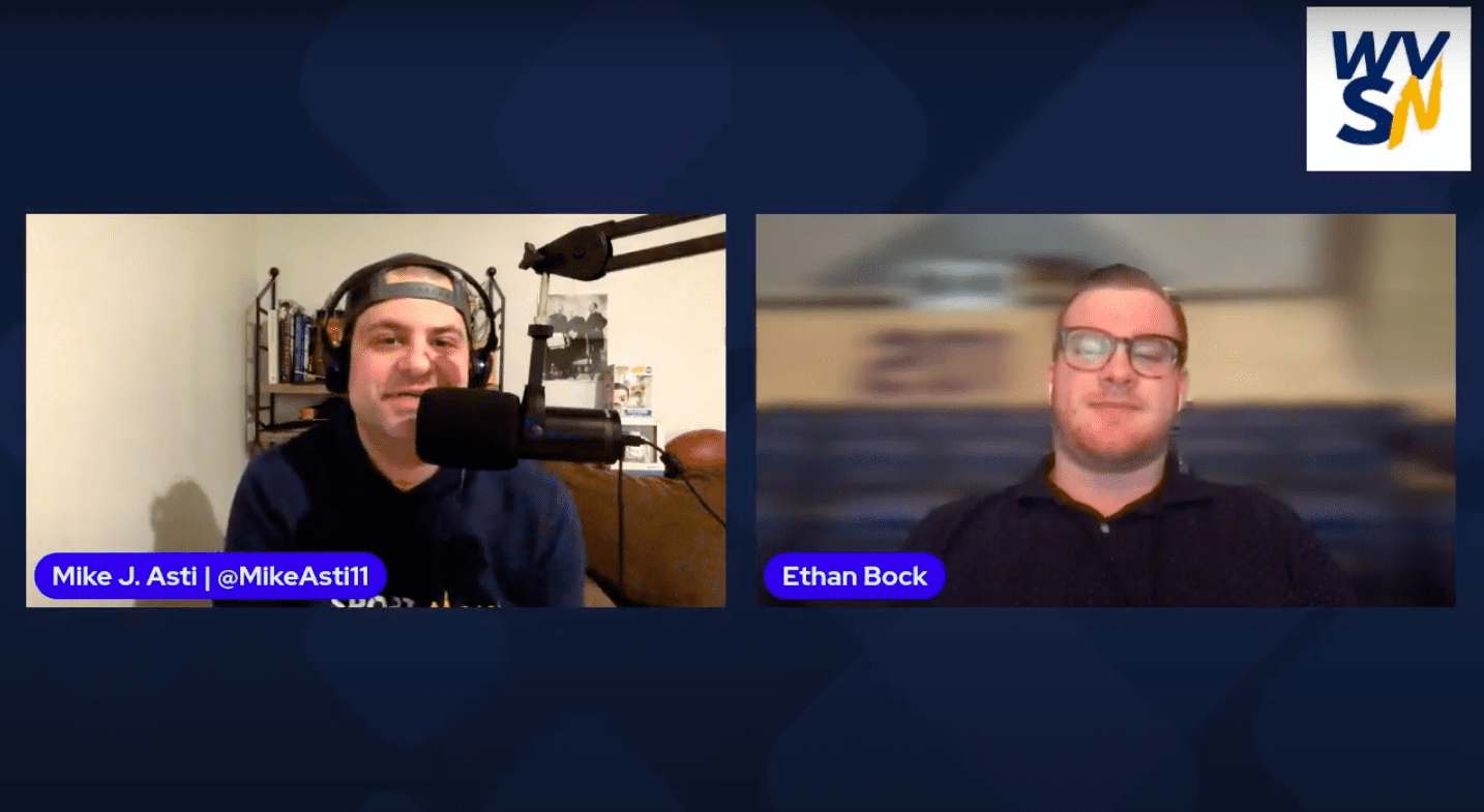 Mike Asti and Ethan Bock on WVU postgame show
