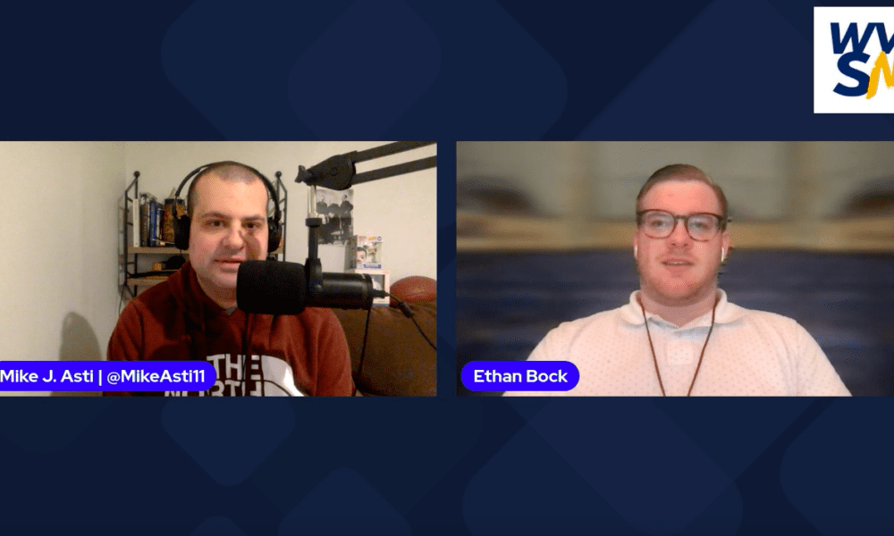 Mike Asti and Ethan Bock on WVU basketball postgame show