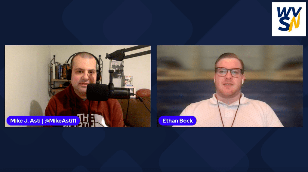 Mike Asti and Ethan Bock on WVU basketball postgame show