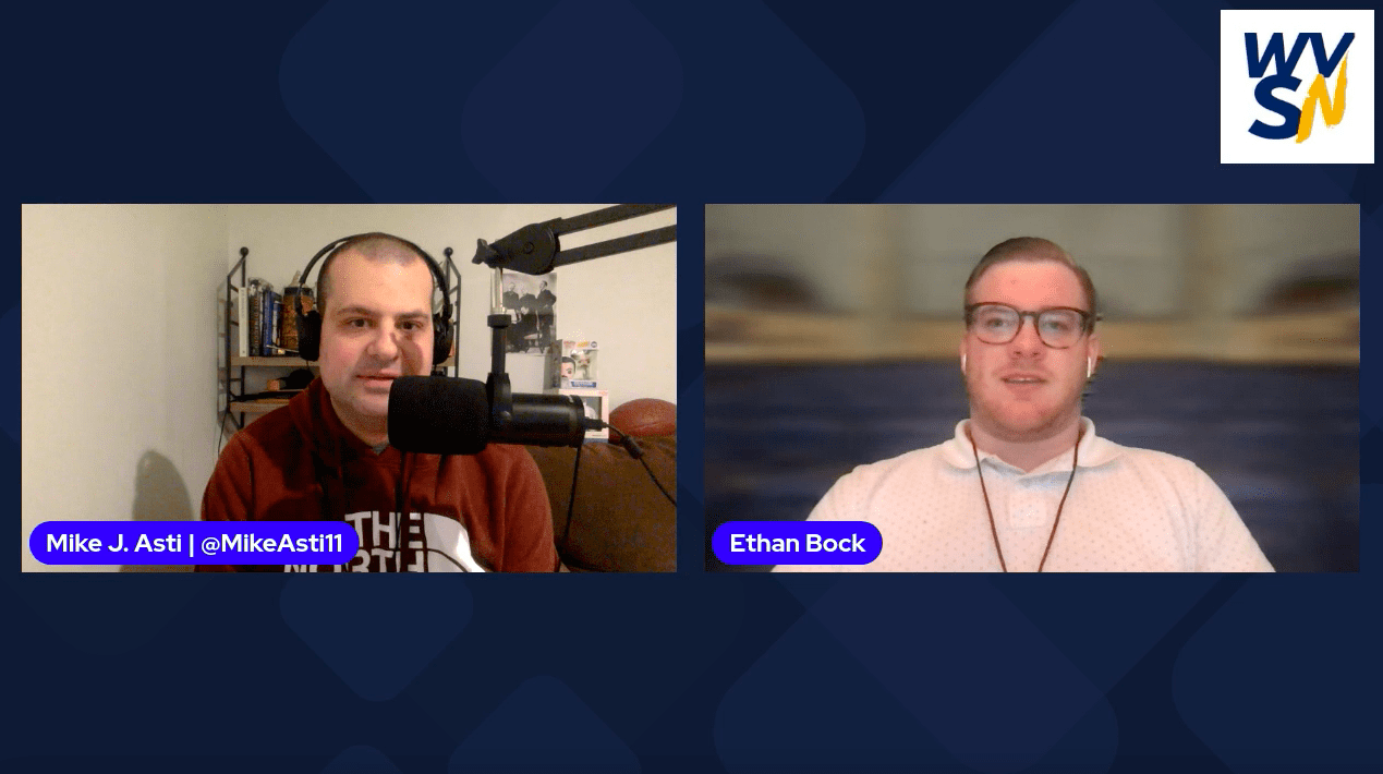 Mike Asti and Ethan Bock on WVU basketball postgame show