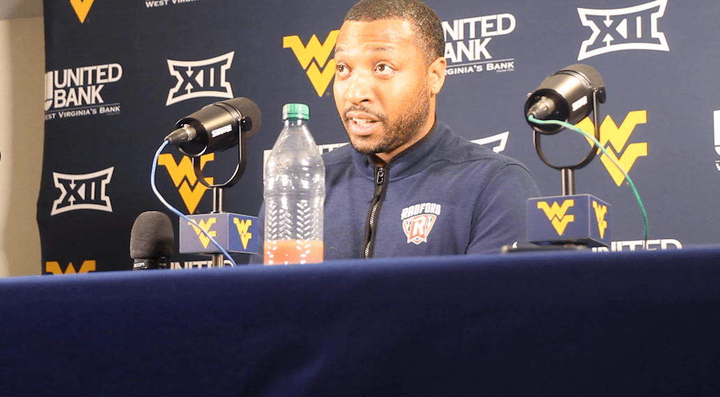 Darris Nichols at WVU presser