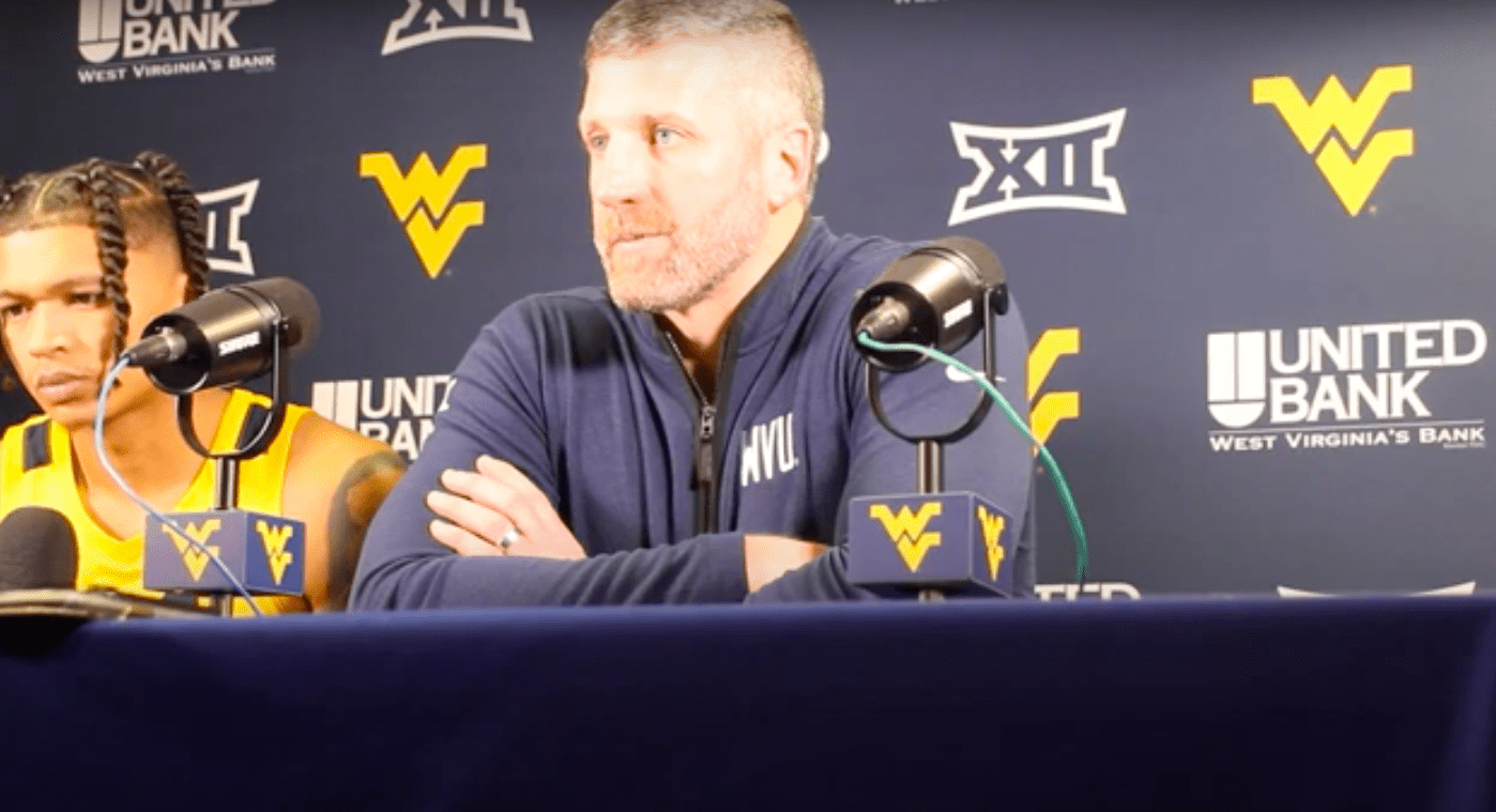 WVU Basketball Josh Eilert and Batte