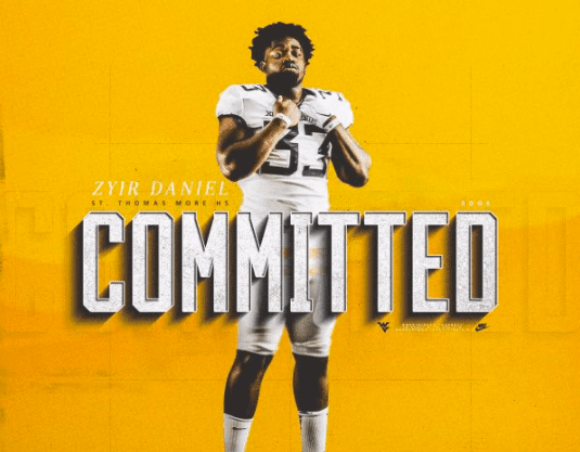 WVU Football DL recruit Zyir Daniel