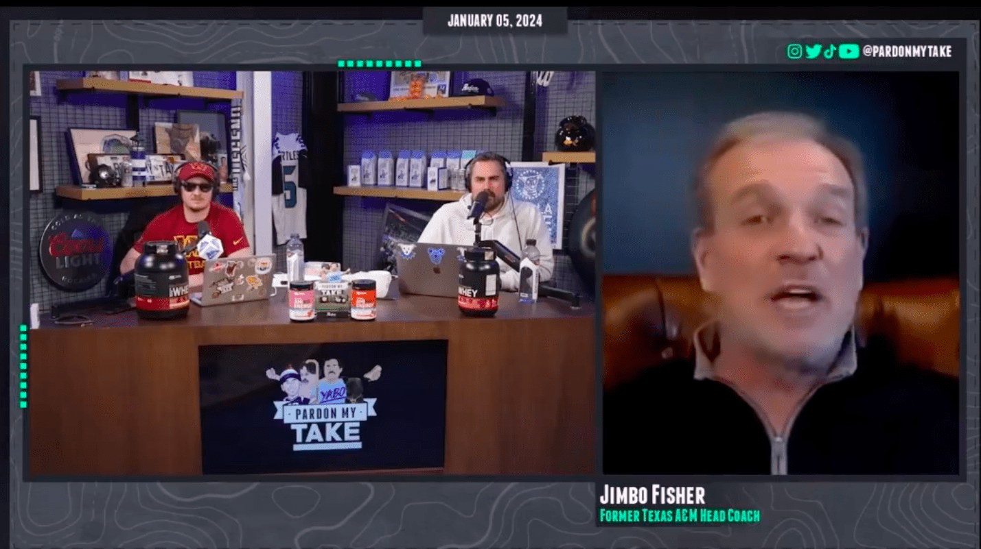 Jimbo Fisher on PMT