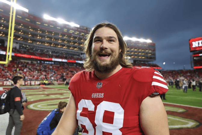 Colton McKivitz with 49ers
