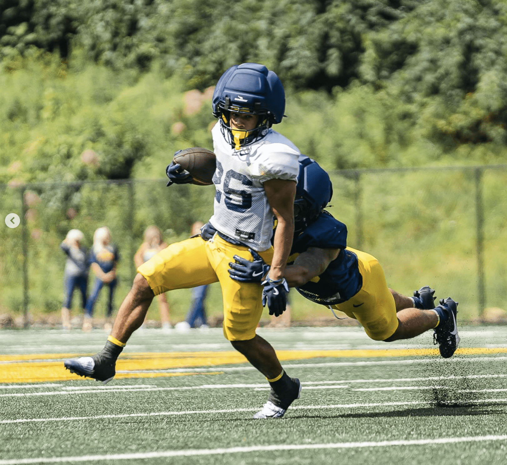WVU Football RB Andre Devine