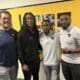 WVU Football DB recruit Samari Matthews with OLB coach Victor Cabral
