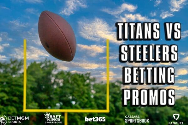Steelers-Titans Betting Graphic