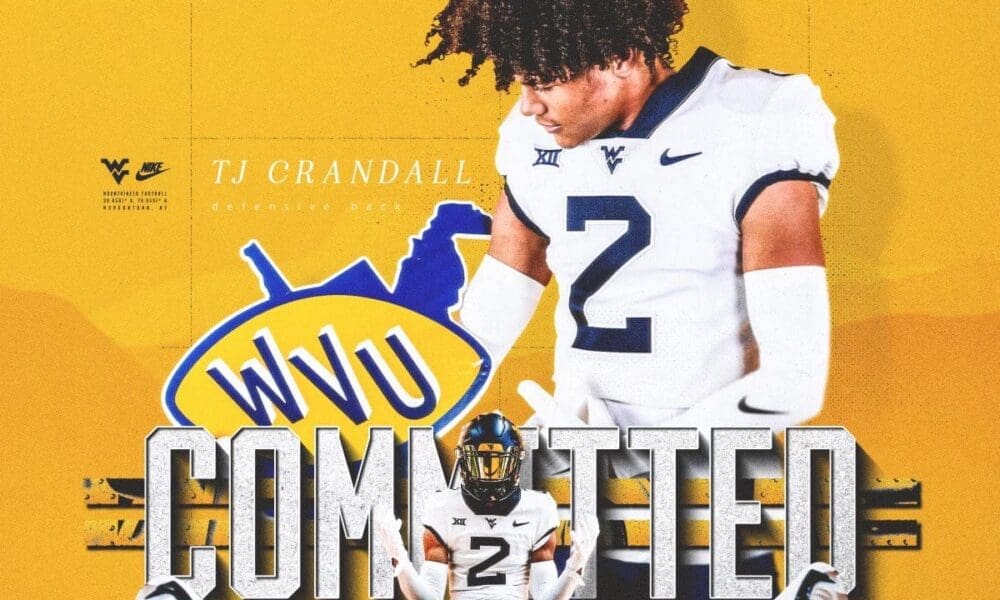 WVU Football DB TJ Crandall