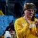WVU fans cheer at the Duke's Mayo Bowl on Dec. 27, 2023 at Bank of America Stadium in Charlotte, N.C. (Mitchell Northam / WV Sports Now)