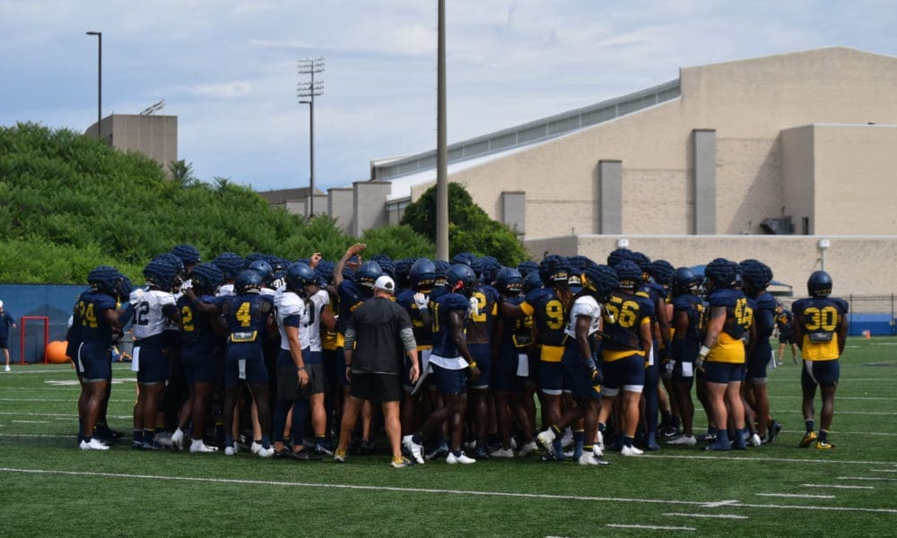 WVU football practice team stock
