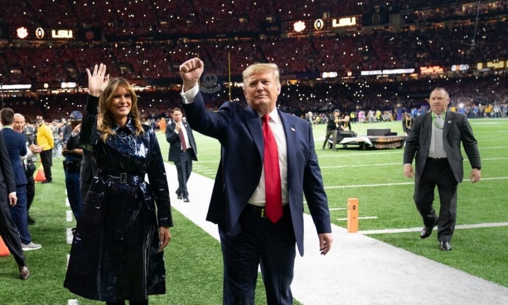 Donald Trump at National Championship Game