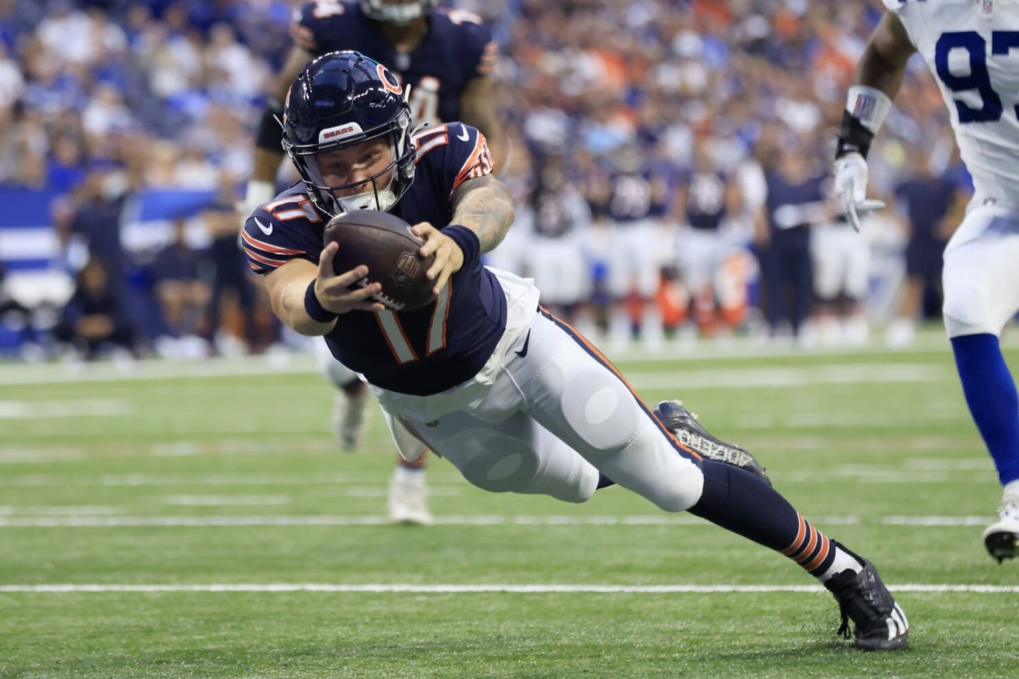 Tyson Bagent with Bears
