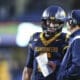 WVU Football Neal Brown and Garrett Greene