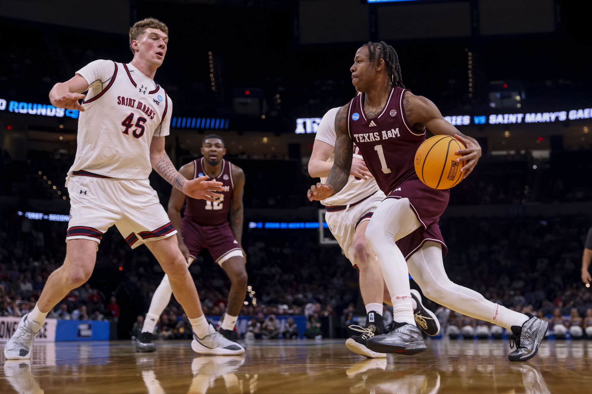 Josh Holloway with Texas A&M