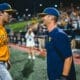 WVU Baseball HC Steve Sabins smiling