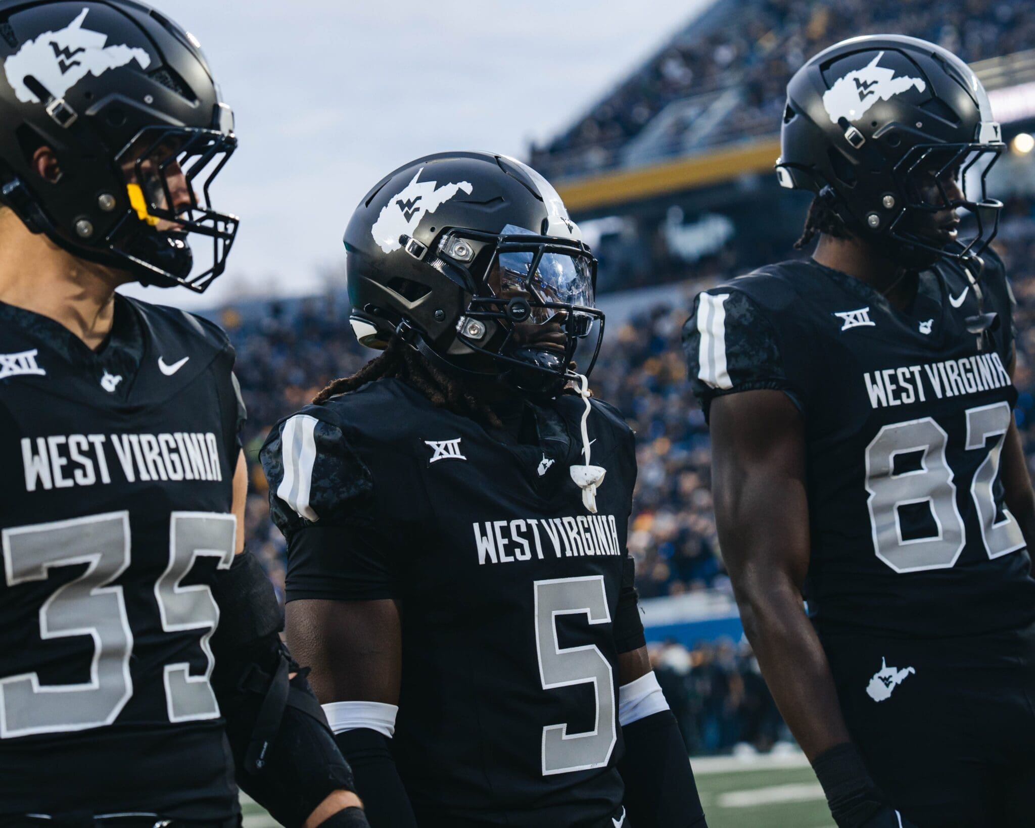 WVU Football Defense at Coal Rush Game