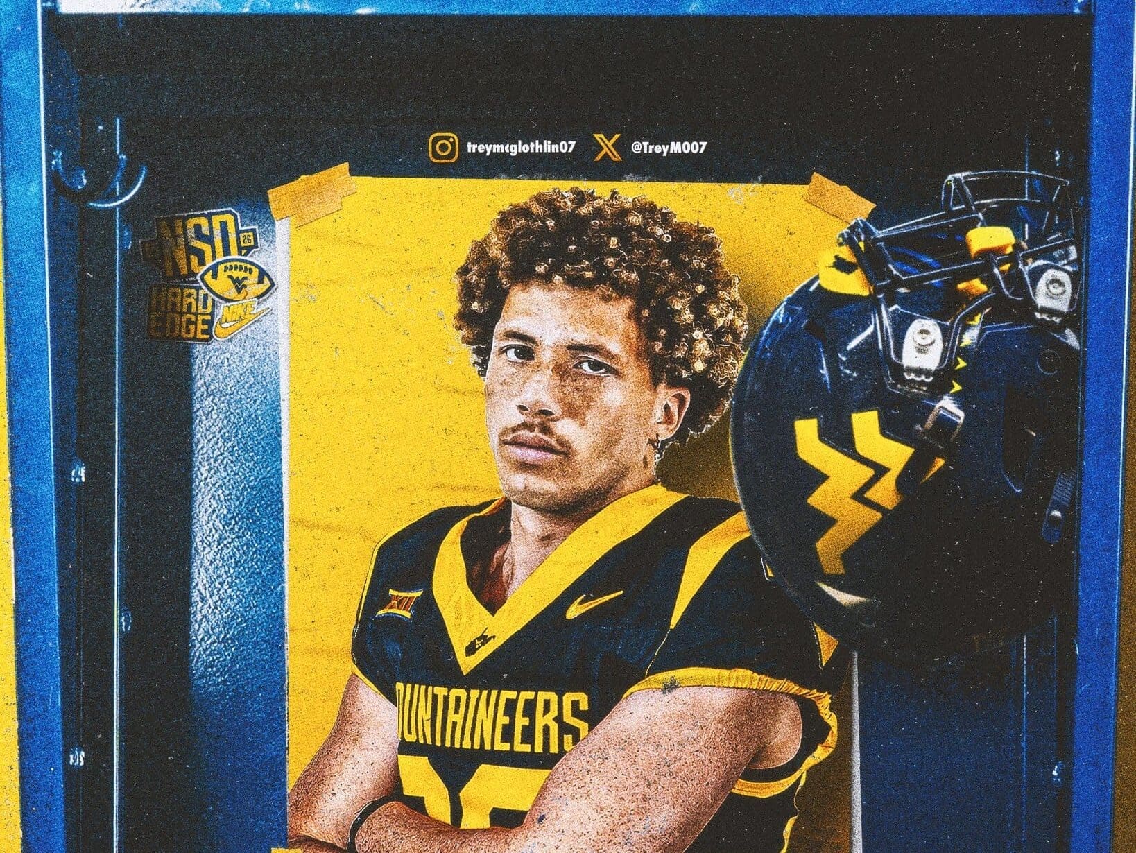 WVU Football LB Trey McGlothlin