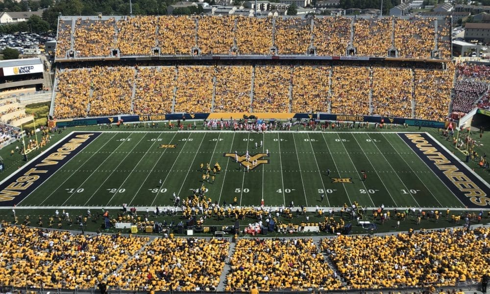 WVU Football stadium stock at Milan Puskar Stadium