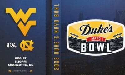 WVU-UNC Duke's Mayo Bowl graphic