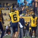 WVU Football Garrett Greene, CJ Donaldson and Cortez Braham