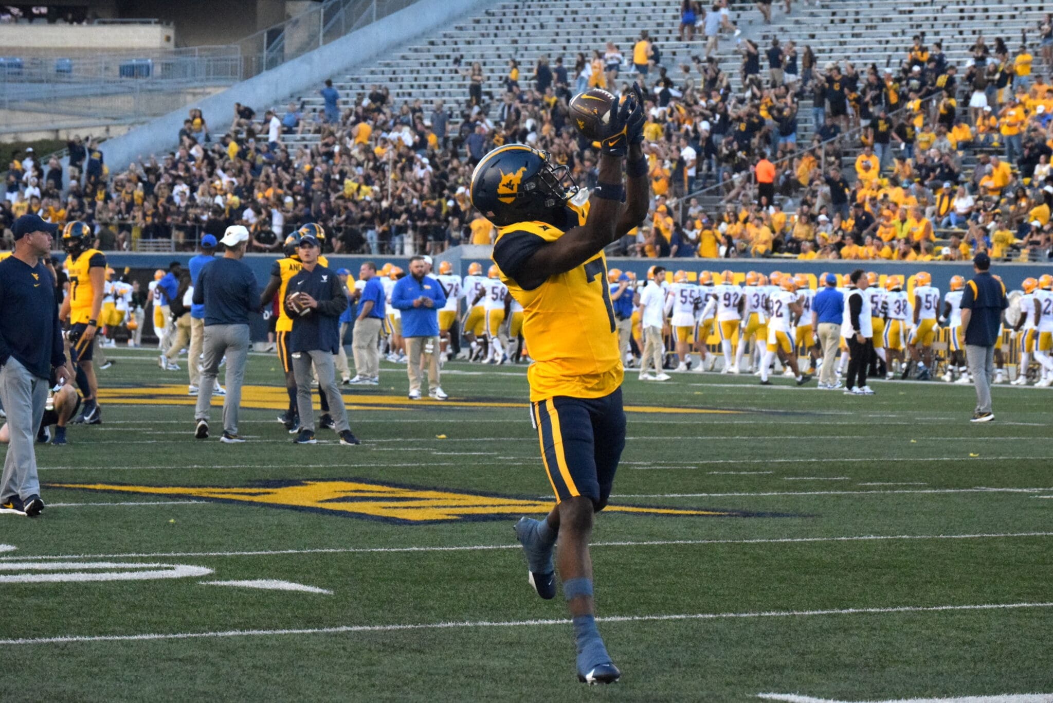WVU Football Wilson-Lamp