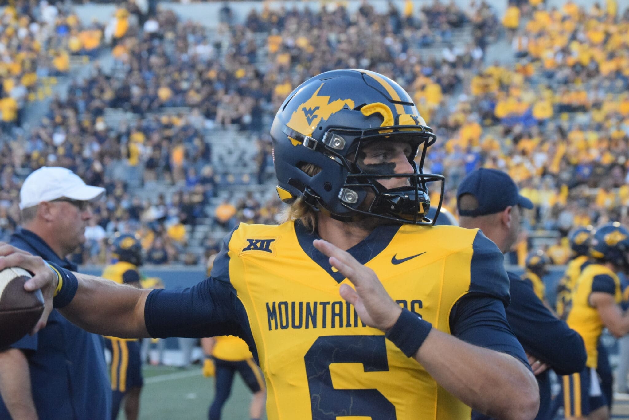 WVU Football QB Garrett Greene