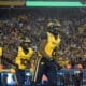 WVU Football Defense Jared Bartlett and Tyrin Bradley against Pitt
