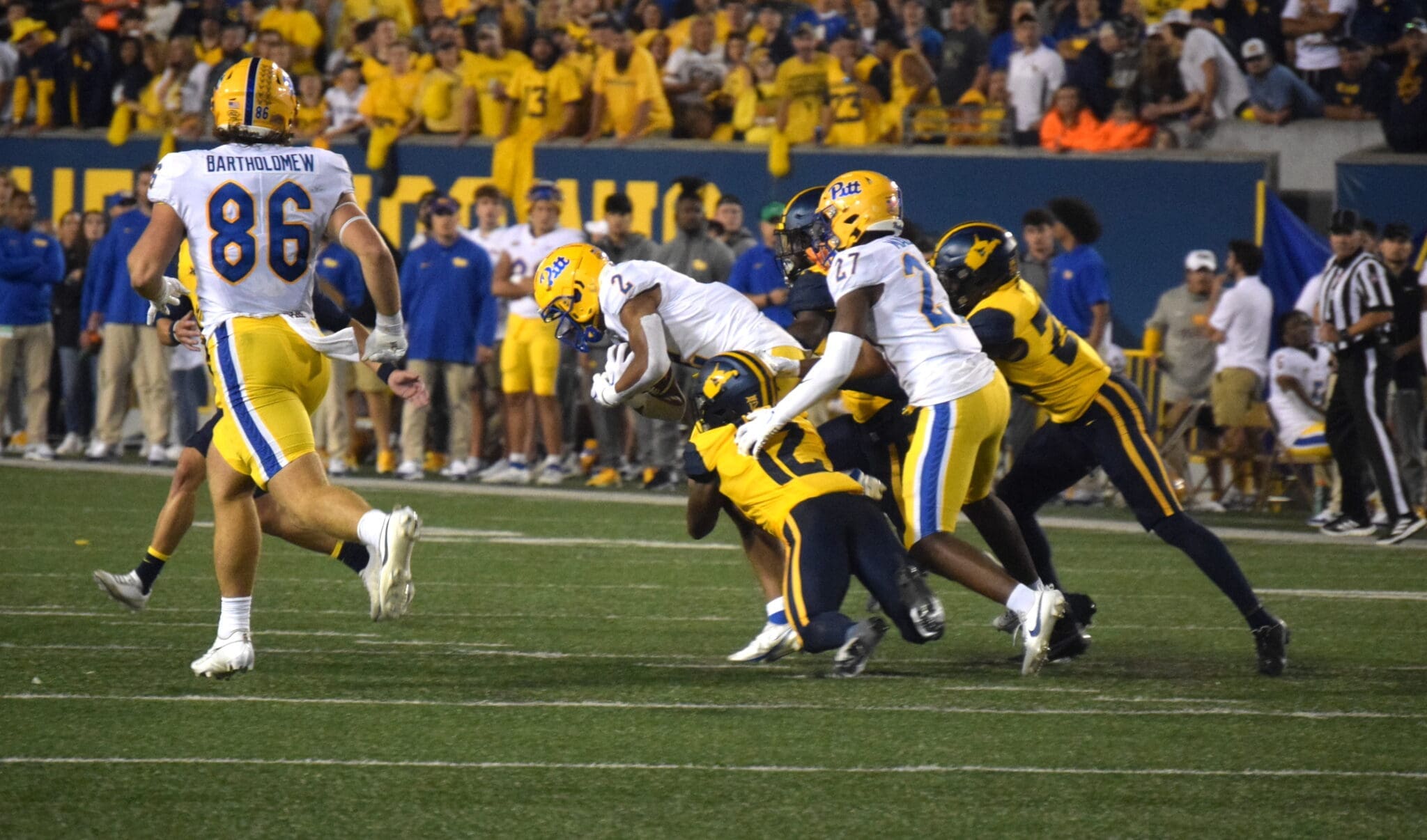 WVU Football Defense against Pitt
