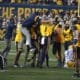 WVU Football Defense celebrates