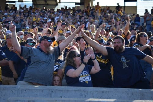 WVU football fans
