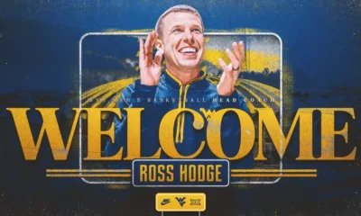WVU Basketball HC Ross Hodge graphic