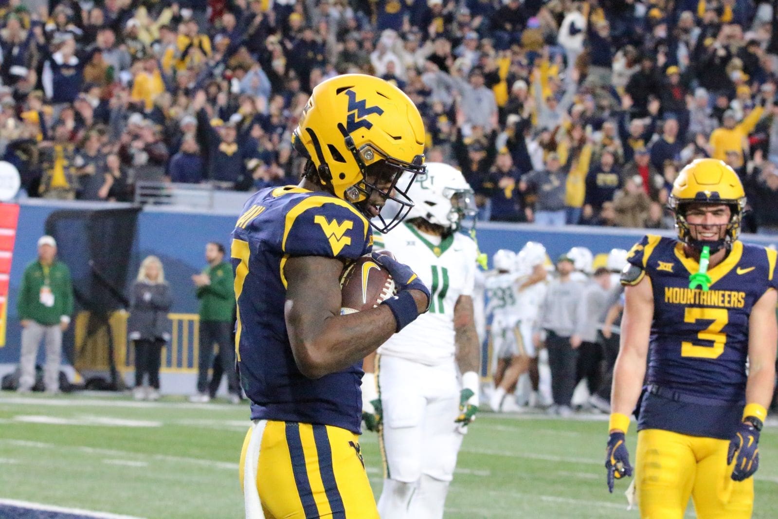 WVU Football WR Traylon Ray touchdown catch